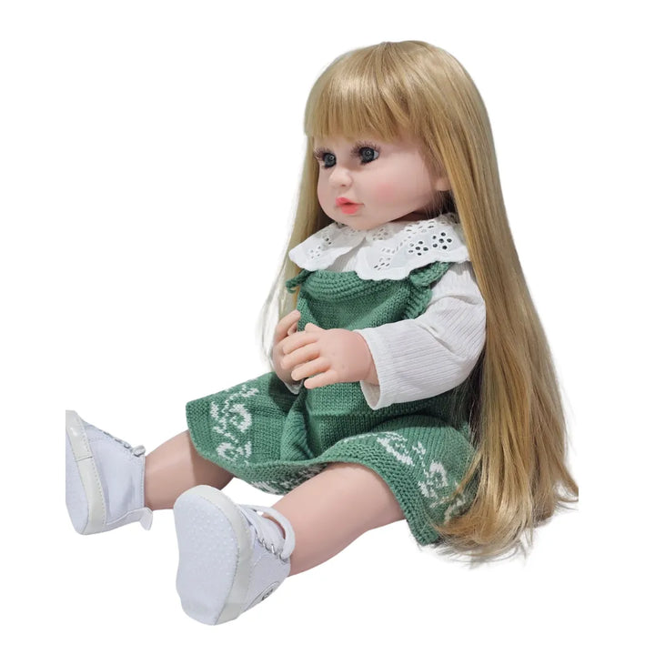 muñeca interactiva que respira, muñeca realista verde, muñeca que llora y habla, muñeca bebé interactiva, muñeca reborn económica, juguete para niñas, envío rápido Colombia