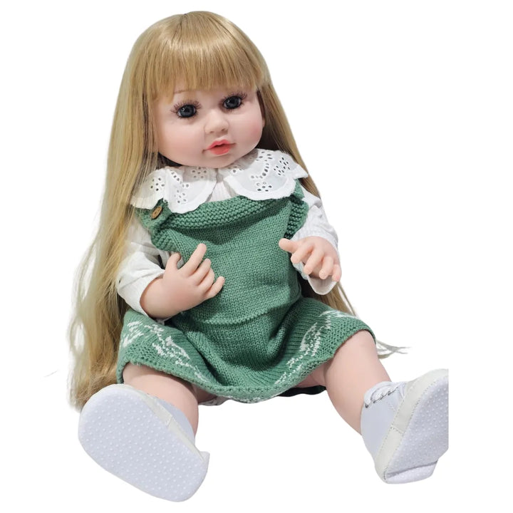 muñeca interactiva que respira, muñeca realista verde, muñeca que llora y habla, muñeca bebé interactiva, muñeca reborn económica, juguete para niñas, envío rápido Colombia