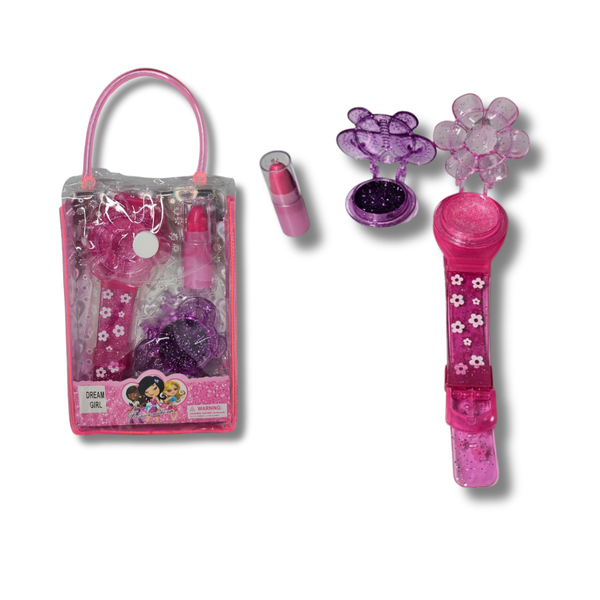 set de belleza niña, dream girl juguete, bolso de juguete, accesorios para niñas, juguete importado, kit de maquillaje infantil.