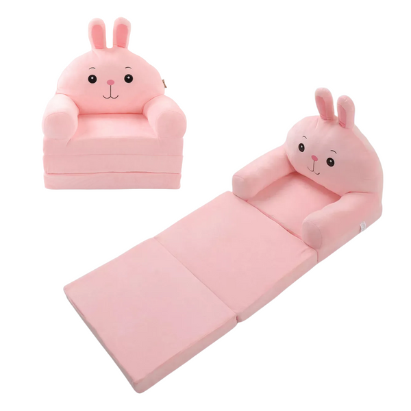 SOFA PLEGABLE CONEJITO FUCSIA