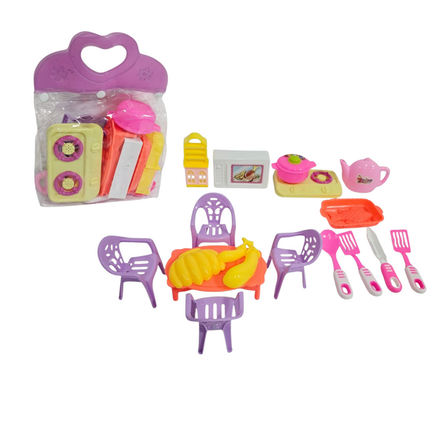 SET DE COCINA Y COMEDOR INFANTIL