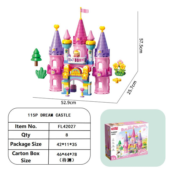 Castillo Dream 115P – Bloques Princesa para Niñas