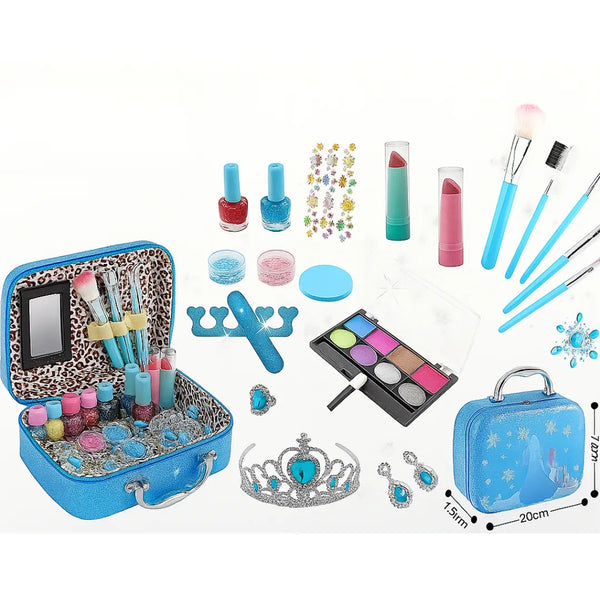 Set de Maquillaje Infantil con Maletín Azul