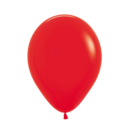 GLOBO LATEX REDONDO FASHION ROJO SEMPERTEX