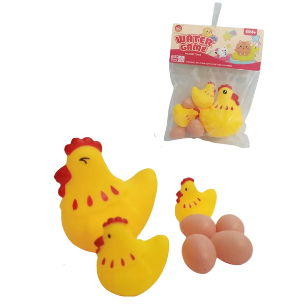 El set Gallina con Pollito y Huevitos OL0792 es el compañero ideal para el baño o la hora del juego.
Suaves, coloridos y seguros, estos juguetes flotantes están diseñados para bebés desde los 6 meses, ayudando a estimular el tacto, la vista y la coordinación.