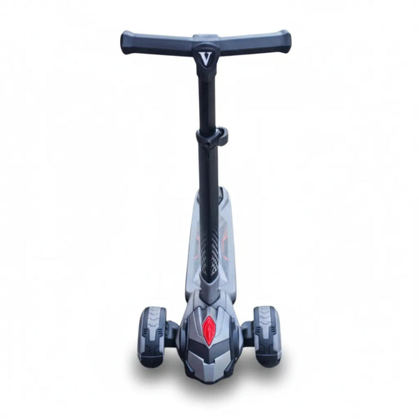 patineta negra niños, patineta 3 ruedas, scooter infantil gris, patineta futurista, juguete importado, patineta para niño, scooter estable niños