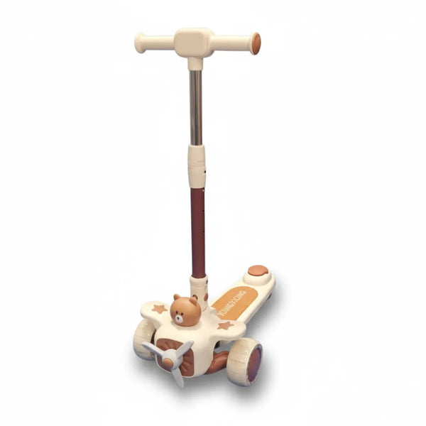 Monopatín Infantil 3 Ruedas – Diseño Osito Aviador