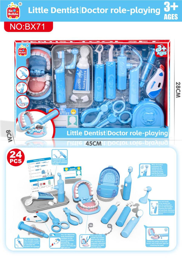 Set Dentista Infantil Grande Little Dentist 24 Pzs