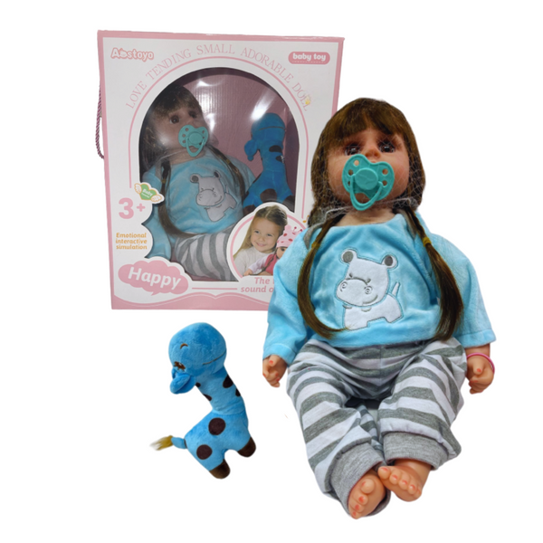 MUÑECA DE TRAPO CON FUNCIONES HIPOPOTAMO | Juguetes Buffalo Colombia