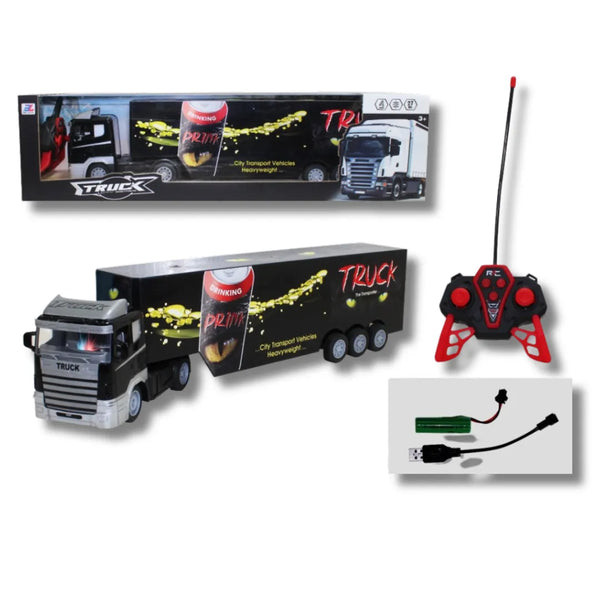 Camión Remolque RC Truck con Control Remoto Recargable