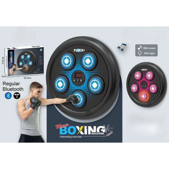 La Máquina de Boxeo Musical 3610 combina deporte, ritmo y diversión en un solo equipo. Diseñada para entrenamiento recreativo, permite practicar golpes al ritmo de la música y mejorar la coordinación mientras disfrutas de una experiencia dinámica e interactiva.