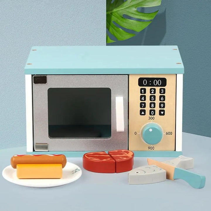 microondas de madera, juguete de cocina, microondas infantil, juguete educativo, cocina para niños, juguete importado, microondas de juguete, regalo niño 3 años, juguete de madera, envío rápido