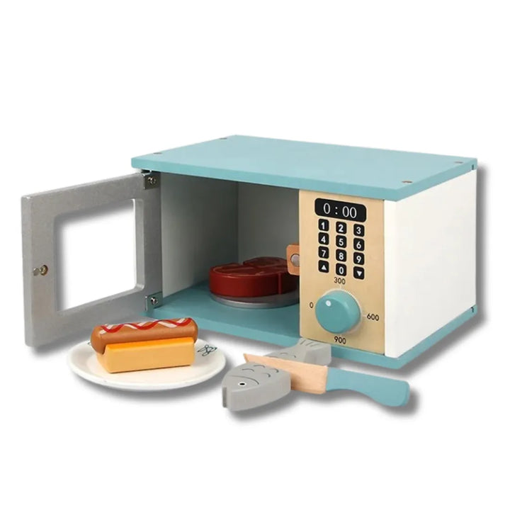 microondas de madera, juguete de cocina, microondas infantil, juguete educativo, cocina para niños, juguete importado, microondas de juguete, regalo niño 3 años, juguete de madera, envío rápido