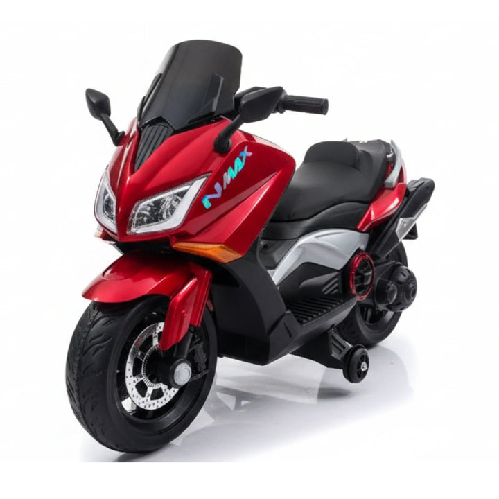 moto eléctrica infantil, moto para niños, moto tipo nmax, juguete eléctrico infantil, moto infantil importada, regalo para niños, moto con ruedas de apoyo