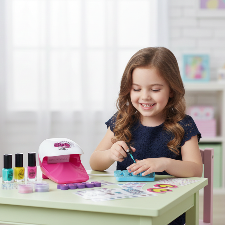 Nail Glam Salon Girls Creator – Secador y Decoración