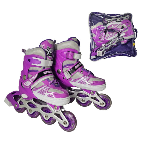 Patines Semiprofesionales Morados para Niñas