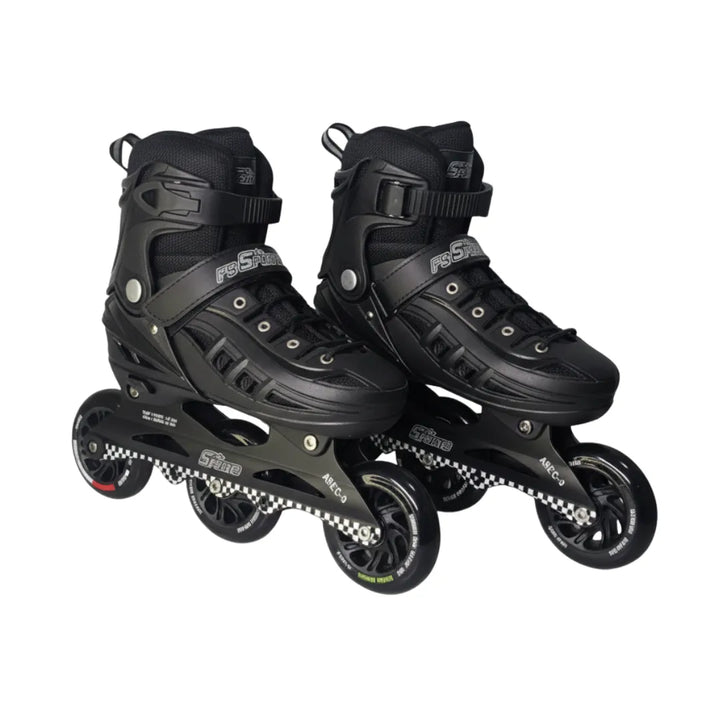 patines negros, patines profesionales ABEC-9, patines importados, patines en línea, patines adultos, patines jóvenes, bolso para patines, envío rápido Colombia