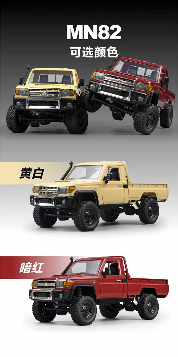 Camioneta RC MN82 Off-Road 4x4 – Full Suspensión