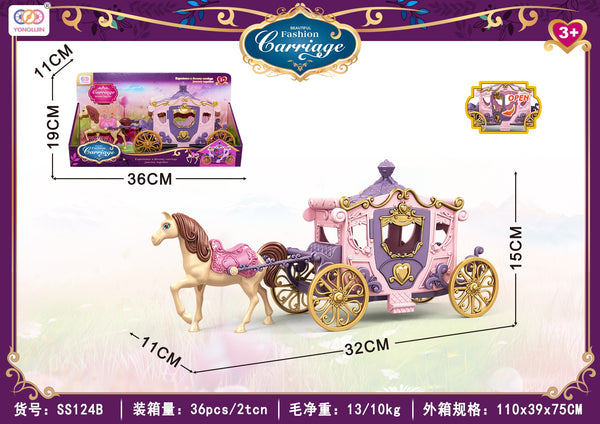 Carruaje de Princesa con Caballo – Juguete Mágico