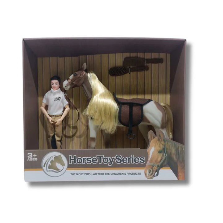 set caballo juguete, caballo con jinete, juguetes de caballos, muñeco con caballo, juguete para niños 3 años, aventura infantil, caballo coleccionable, juguetes importados, regalo para niños, juguete realista