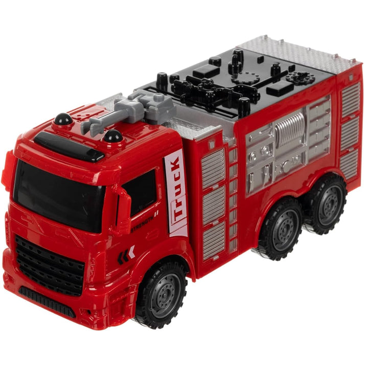 El Set Urban Security Fire Dept es ideal para pequeños héroes que sueñan con proteger y rescatar.
Incluye 6 camiones de bomberos diferentes, todos con ruedas móviles, diseño realista y colores brillantes que invitan a horas de diversión imaginativa.
