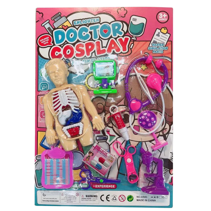 set médico infantil, juguete de doctor, juego educativo niños, set médico importado, juguetes 3 a 7 años, set de médico Colombia, juguete de roles, regalo educativo niños, envío rápido juguetes, set doctor para niños