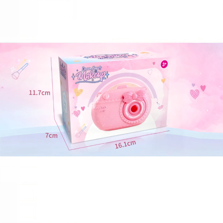 La diversión está a un clic con el Set de Maquillaje Infantil Cámara Dream Beauty Makeup.
Su original diseño con forma de cámara fotográfica convierte el juego en una experiencia mágica llena de imaginación, color y estilo.