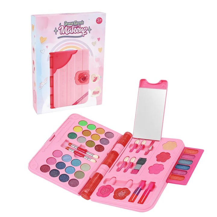 El juego nunca fue tan original. El Set de Maquillaje Infantil Cuaderno Dream Beauty Makeup combina la sorpresa de un libro secreto con la diversión del maquillaje.