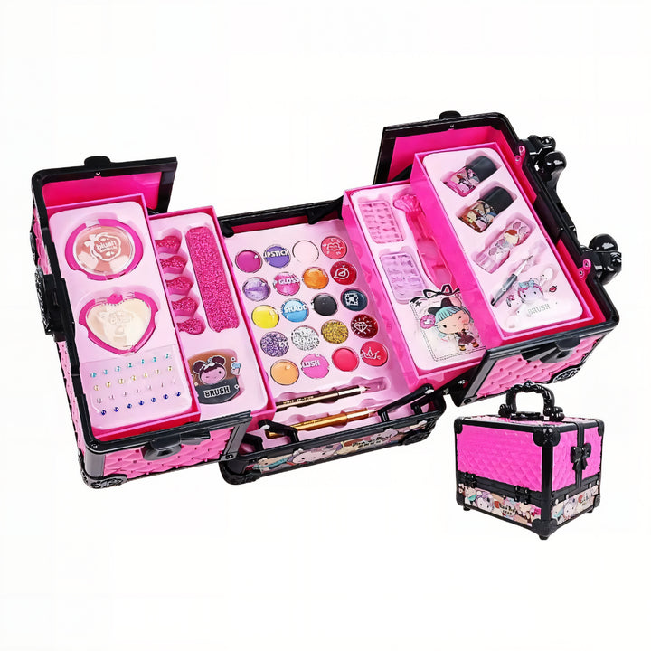 set de maquillaje infantil, maquillaje para niñas, maquillaje lavable, juguete de belleza, maquillaje importado, regalo para niñas 8 años, maquillaje seguro para niñas, set de maquillaje niña, juguetes para niñas Colombia, envío rápido.