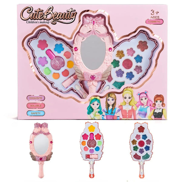 El juego nunca fue tan mágico. El Set de Maquillaje Infantil con Espejo Cute Beauty permite que las niñas experimenten con el color y la creatividad mientras desarrollan su confianza y sentido del estilo.