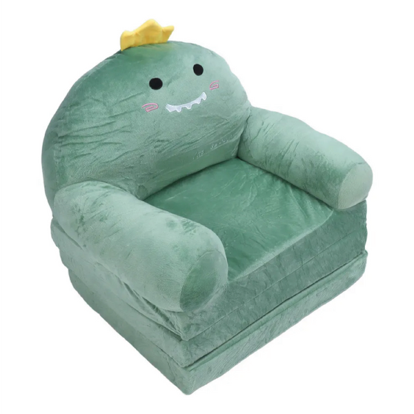 sofá dinosaurio niños, sofá plegable infantil, sillón para niños, sofá cama infantil, mueble infantil importado, sofá divertido, sofá para jugar, regalo para niños, sofá acolchado, envío rápido Colombia.