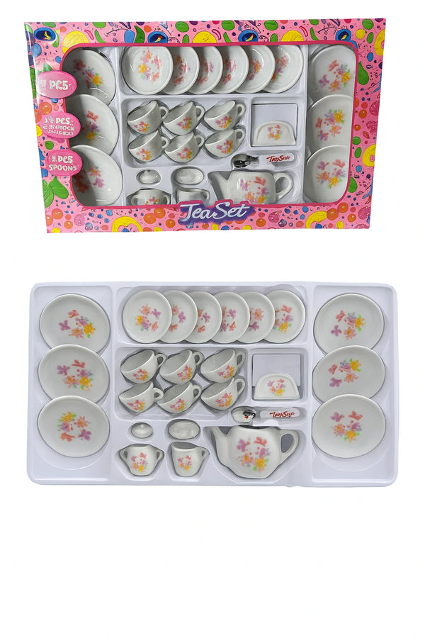 vajilla de porcelana infantil, juego de té niña, vajilla juguete importado, vajilla coleccionable niñas, juguete para niña 8 años, vajilla de porcelana 26 piezas, juguetes Colombia, regalo niña cumpleaños, envío rápido juguetes, juguetería online.
