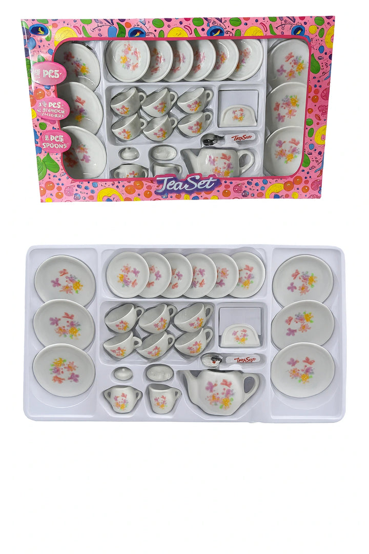 vajilla de porcelana infantil, juego de té niña, vajilla juguete importado, vajilla coleccionable niñas, juguete para niña 8 años, vajilla de porcelana 26 piezas, juguetes Colombia, regalo niña cumpleaños, envío rápido juguetes, juguetería online.