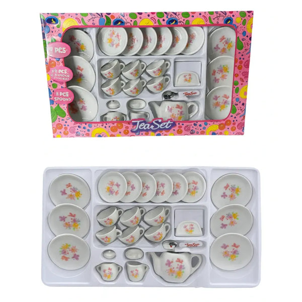 vajilla de porcelana infantil, juego de té niña, vajilla juguete importado, vajilla coleccionable niñas, juguete para niña 8 años, vajilla de porcelana 26 piezas, juguetes Colombia, regalo niña cumpleaños, envío rápido juguetes, juguetería online.