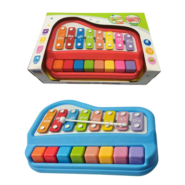 ¿Quieres que tu bebé descubra un mundo lleno de sonidos y colores? 🎶
El Xilófono de Colores para Bebé es el juguete ideal para estimular sus sentidos desde los primeros meses. Suaves sonidos, colores brillantes y un diseño seguro ayudan al pequeño a desarrollar coordinación, oído y concentración de forma natural.