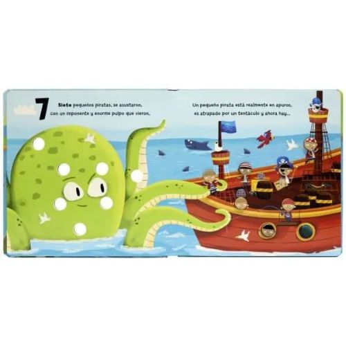 LIBRO 10 PEQUEÑOS PIRATAS | Juguetes Buffalo Colombia