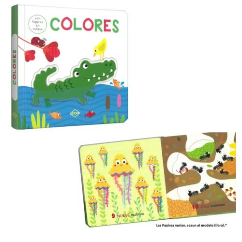 LIBRO CON RELIEVE COLORES | Juguetes Buffalo Colombia