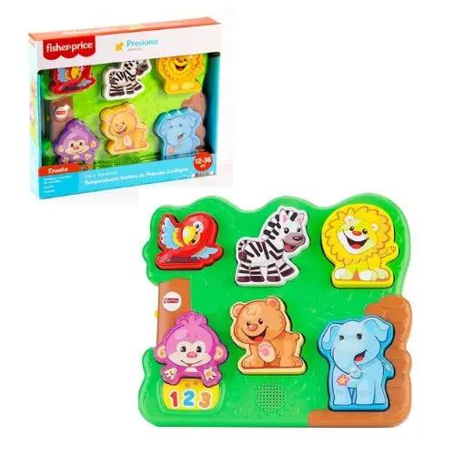 ROMPECABEZAS SONIDO DE ANIMALES ZOOLOGICO FISHER PRICE | Juguetes Buffalo Colombia