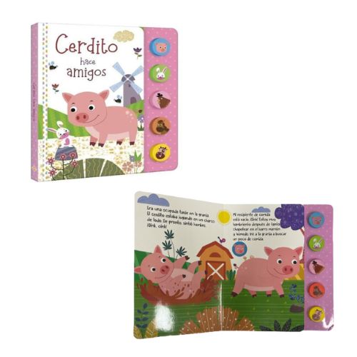 LIBRO CERDITO HACE AMIGOS | Juguetes Buffalo Colombia