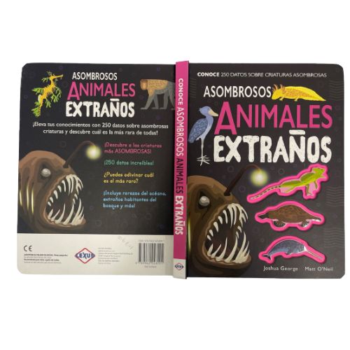 LIBRO ASOMBROS ANIMALES EXTRAÑOS | Juguetes Buffalo Colombia
