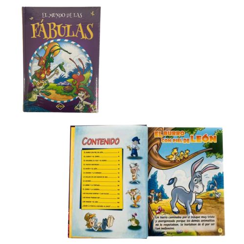 LIBRO EL MUNDO DE LAS FABULAS | Juguetes Buffalo Colombia
