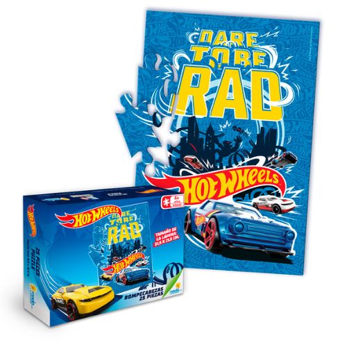 ROMPECABEZAS X25 PZAS ESTANDAR HOT WHEELS | Juguetes Buffalo Colombia