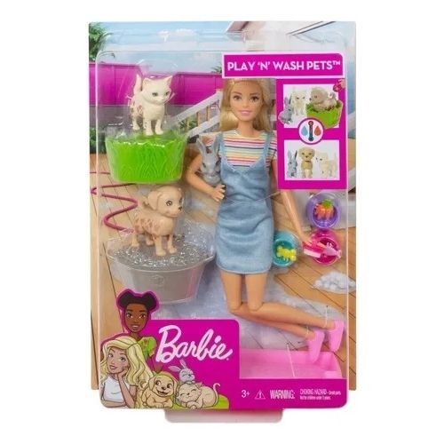 BARBIE BAÑO DE MASCOTAS | Juguetes Buffalo Colombia