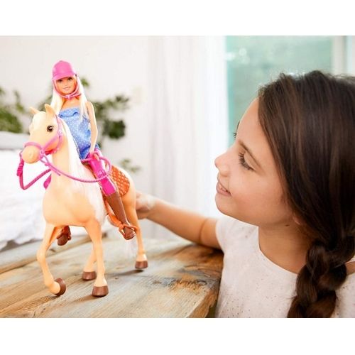 BARBIE SET CABALLO BASICO CON MUÑECA | Juguetes Buffalo Colombia