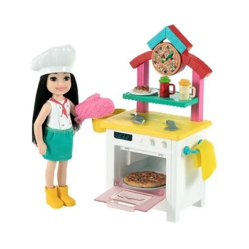 BARBIE CHELSEA CHEF DE PIZZA | Juguetes Buffalo Colombia