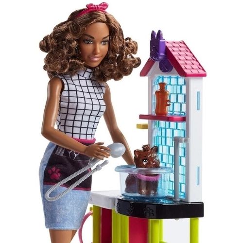 BARBIE ESTILISTA DE MASCOTAS | Juguetes Buffalo Colombia