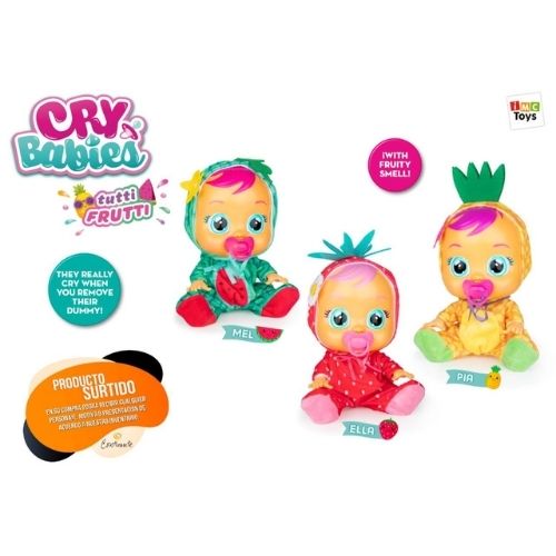 BEBES LLORONES TUTTI FRUTTI | Juguetes Buffalo Colombia