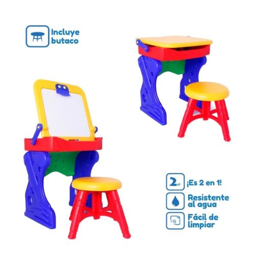 ESCRITORIO PUPITRE 2 EN 1 NIÑO