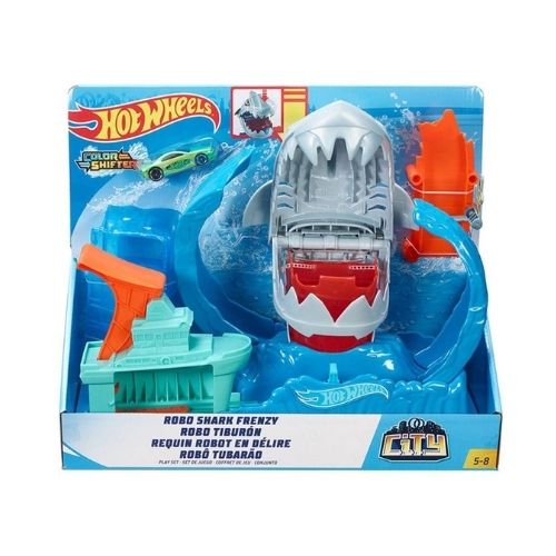 PISTA HOTWHEELS CITY ROBOT TIBURON | Juguetes Buffalo Colombia