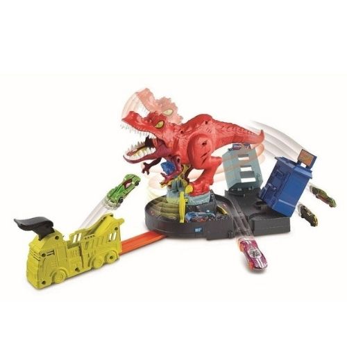 PISTA HOTWHEELS T-REX DEMOLEDOR | Juguetes Buffalo Colombia